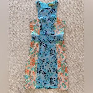 Nicole miller designer silk boutique dress